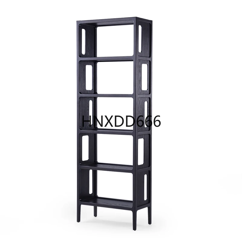

New Chinese bookshelf combination Bogu solid wood bookcase floor-to-ceiling display decorative display cabinet