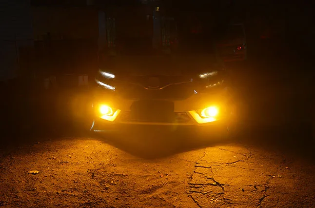 2pcs Amber PW24W PWY24W 16 SMD LED Daytime Front Side Indicator Turn Signal Light Bulbs 12V-22V view 6