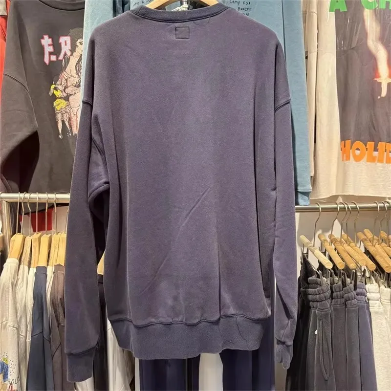 سانت أوف مايكل موضة ملابس الشارع الشهير خمر مطبوعة المخملية البلوز فضفاض بلوزات كبيرة الحجم 100% القطن البلوز للرجال والنساء