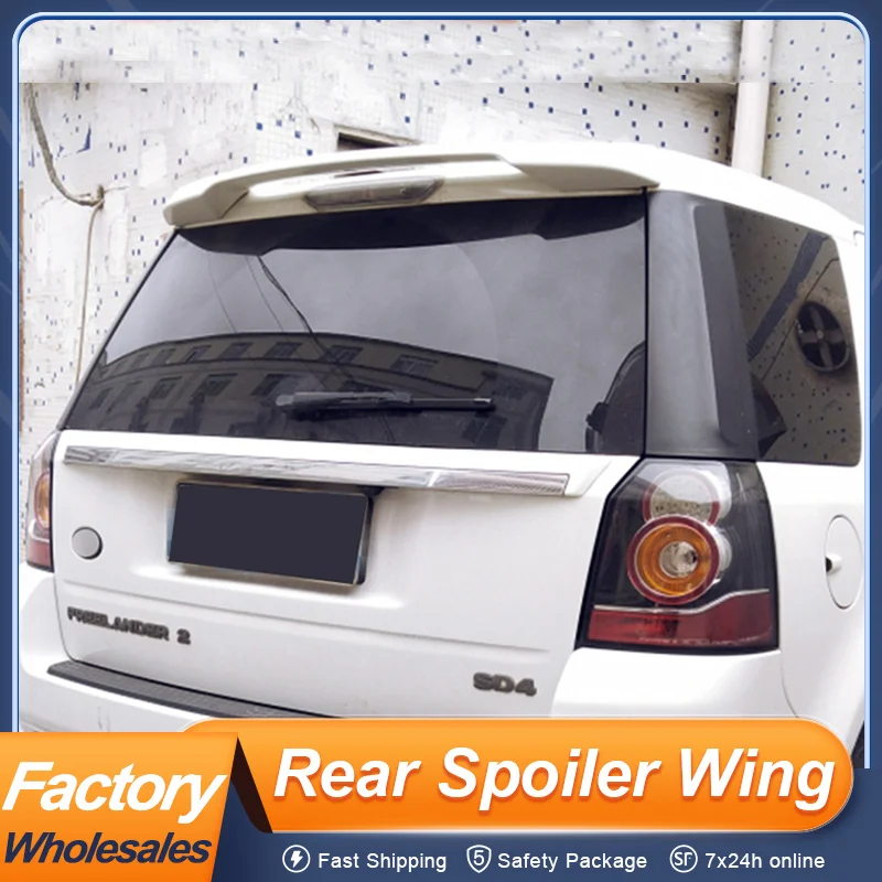 For Land Rover Freelander 2 200 08 09 10 11 12 13 14 15 Rear Roof Trunk Lid Car Spoiler Wing Black White Color Accessories