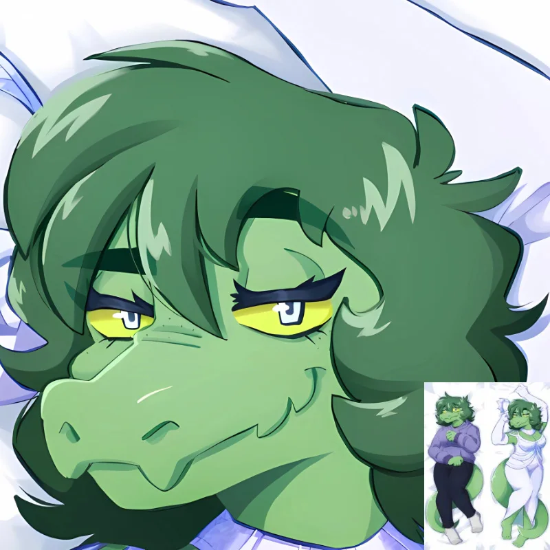 

Dakimakura Anime Fluffy Furry Orcus Halford Pillowcase Double-sided Print Hugging Body Pillow Cover Case Dropshipping