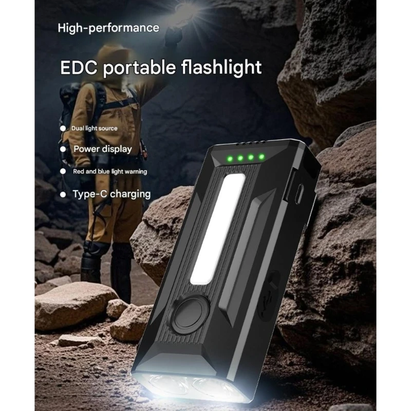 Small Portable Handheld Torch Strong & Long Battery for Camping