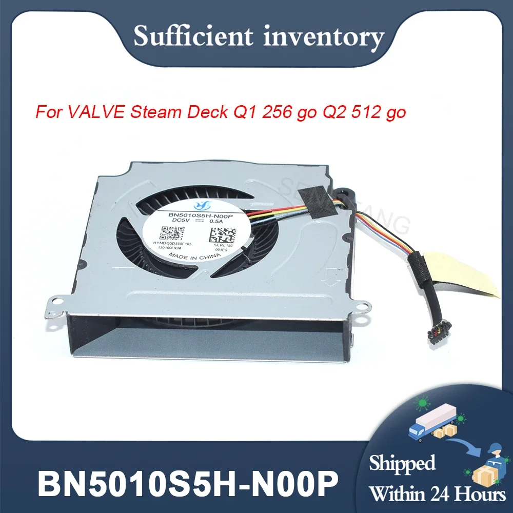 

New 4Pin DC5V 0.5A BSB0505LA-00 BN5010S5H-N00P For VALVE Steam Deck Q1 256 go Q2 512 go Laptop CPU Cooling Fan