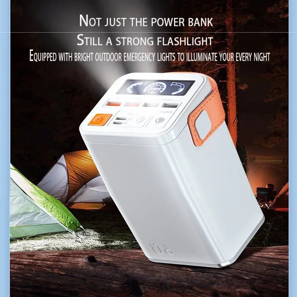 60000mAh Large Capacity Portable Power Bank 60w High-Power Energy Storage Power Supply Outdoor Energy Storage