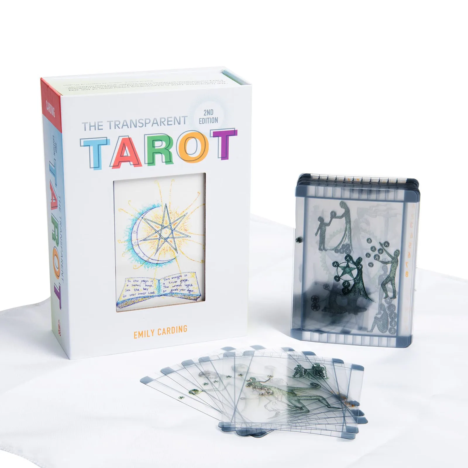 

Novelty Transparent Tarot Card Fun Party Interactive Board Game Card Innovative Cards Divination For Readers And Collectors