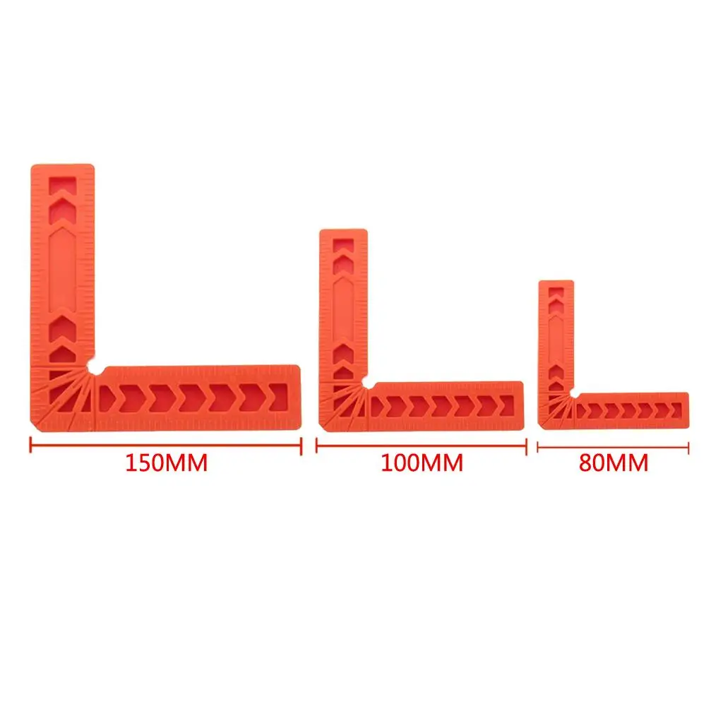Multi Function L Shape Square Corner Clamp Plastic Positioning Square Tool for Joinery and Model Making
