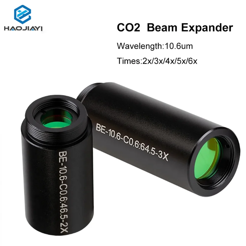 CO2 Laser Beam Expander 10600nm 2X 2.5X 3X 4X Galvanometer Laser Marking Optical Lens for Engraving Cutting Machine