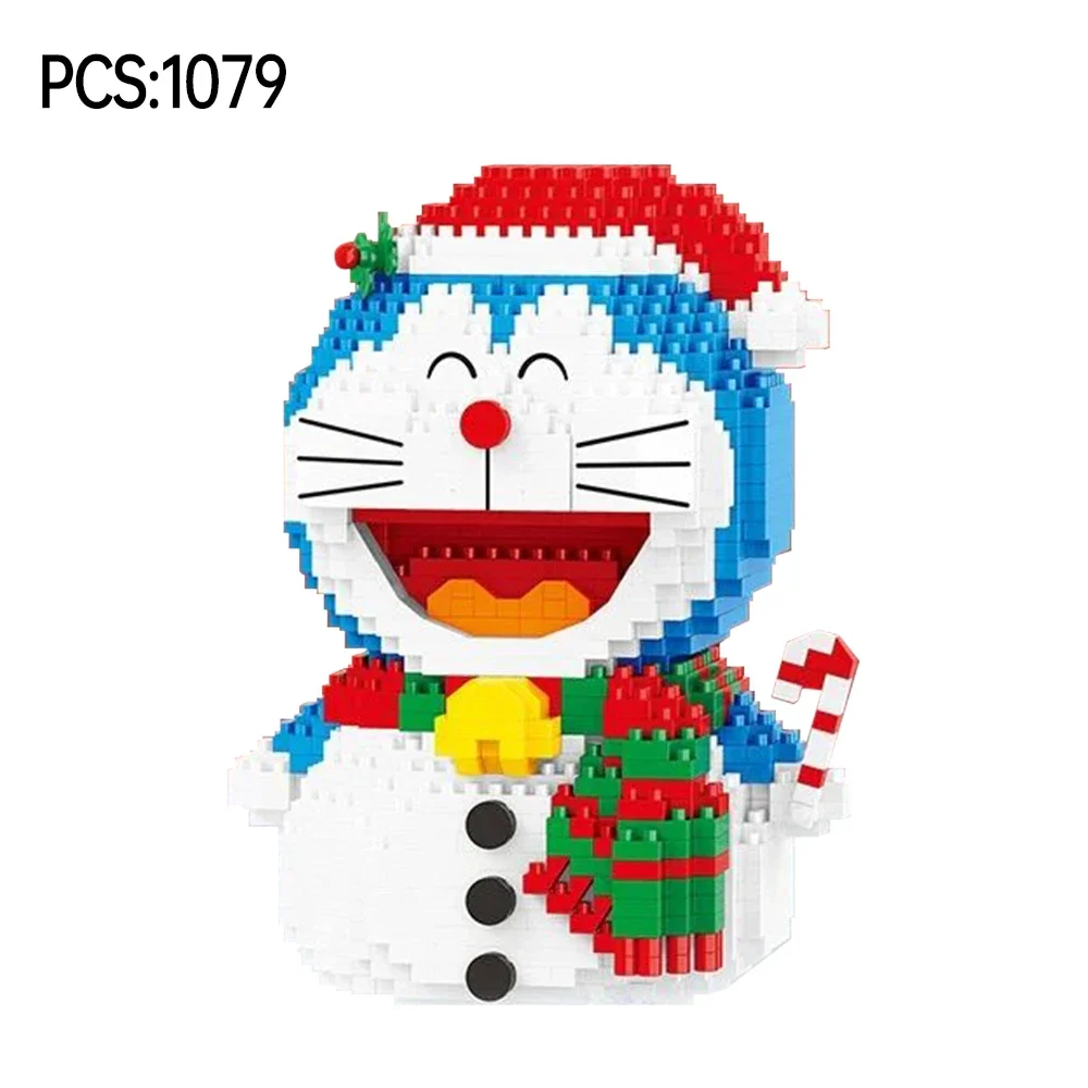 

BALODY Mini Robot Cat Model - ABS Cartoon Building Blocks Toy, Perfect as Children's Gift and Desktop Decoration