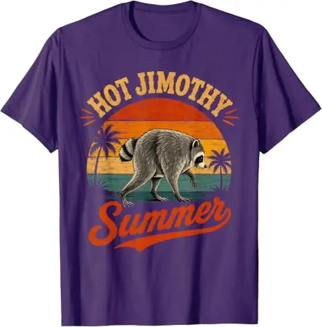 Hot Raccoon Jimothy Summer Viral Raccoon Seattle Lustiges Trash Panda T-Shirt Y2k Vintage Niedliches Tier-Print Grafik-Spruch-T-Shirt Geschenk – Detail 11
