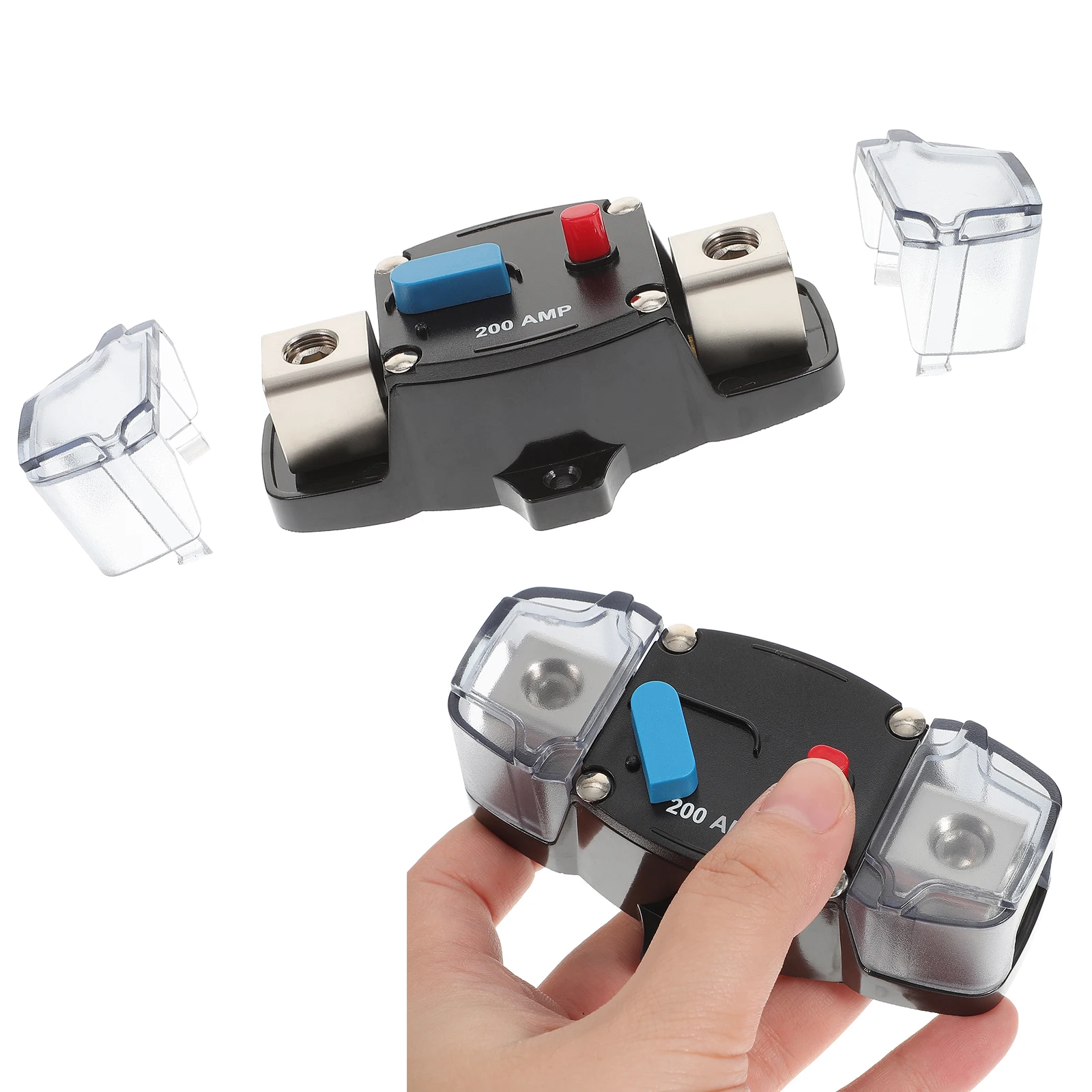 

200 Amp Manual Reset Circuit Breaker Circuit Protection for Car Boat Marine Rv Automotive Audio Video Systems Amp Breaker