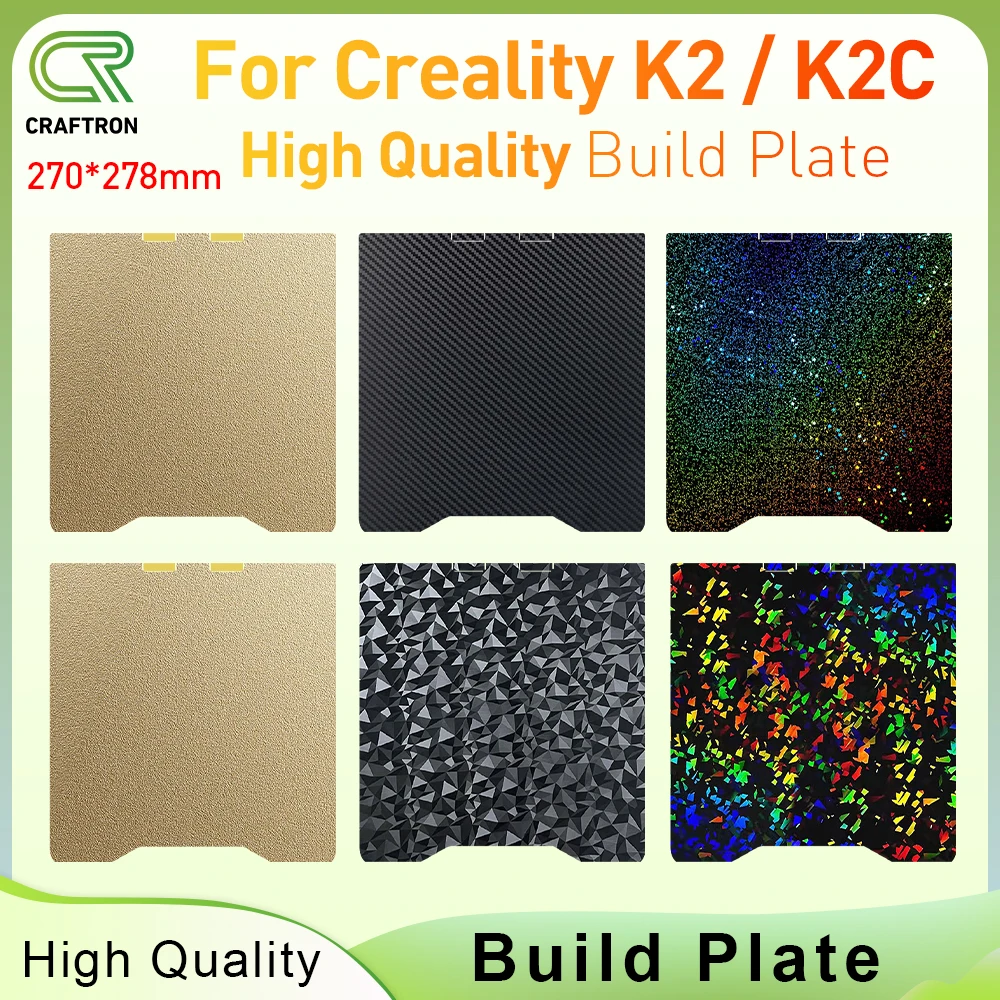�y�Z�[�����zCreality K2 �r���h�v���[�g 270x293 ���� PEI �e�N�X�`�� Creality K2 ���i�X�v�����O�X�`�[���v���b�g�t�H�[�� 3D �v�����^�[�A�N�Z�T���[