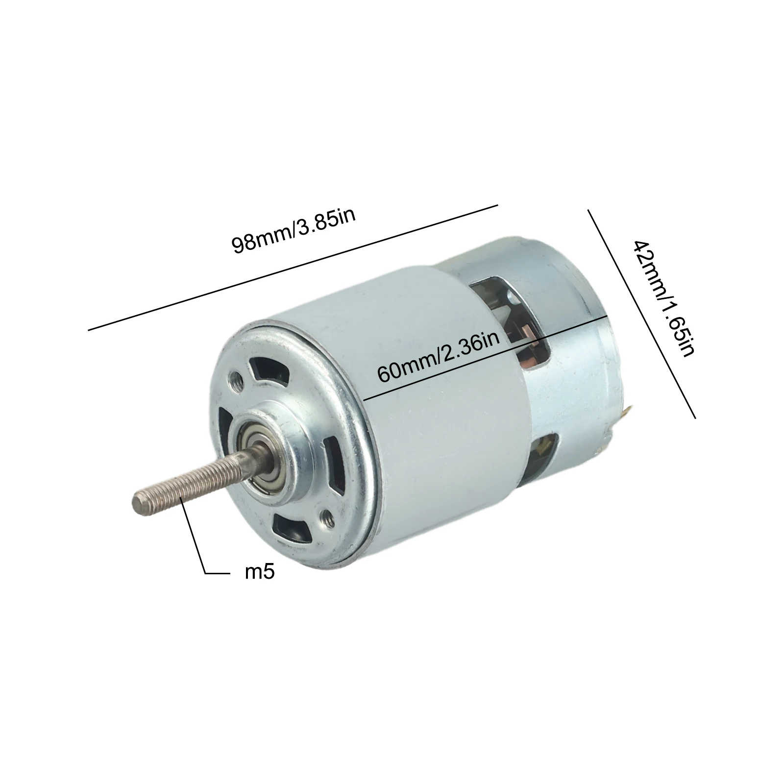 잔디 예초기 리튬 배터리 모터, 충전식 순수 구리 모터, 정원 예초기 도구 부품, RS755VC, 12V, 21V