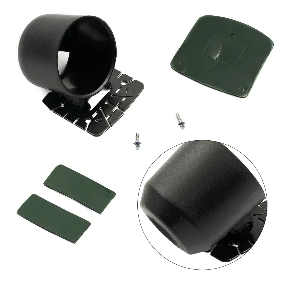

Holder Car Single Gauge 2inch 52mm Black Bracket Dashboard Mount Bracket With Stickers Auto Parts Interior Trim