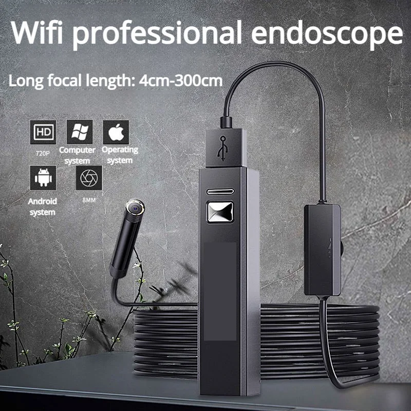 

Регулируемая USB Android и Apple с гибким обнаружением 8 мм, эндоскопическая камера, водонепроницаемый эндоскоп высокой четкости