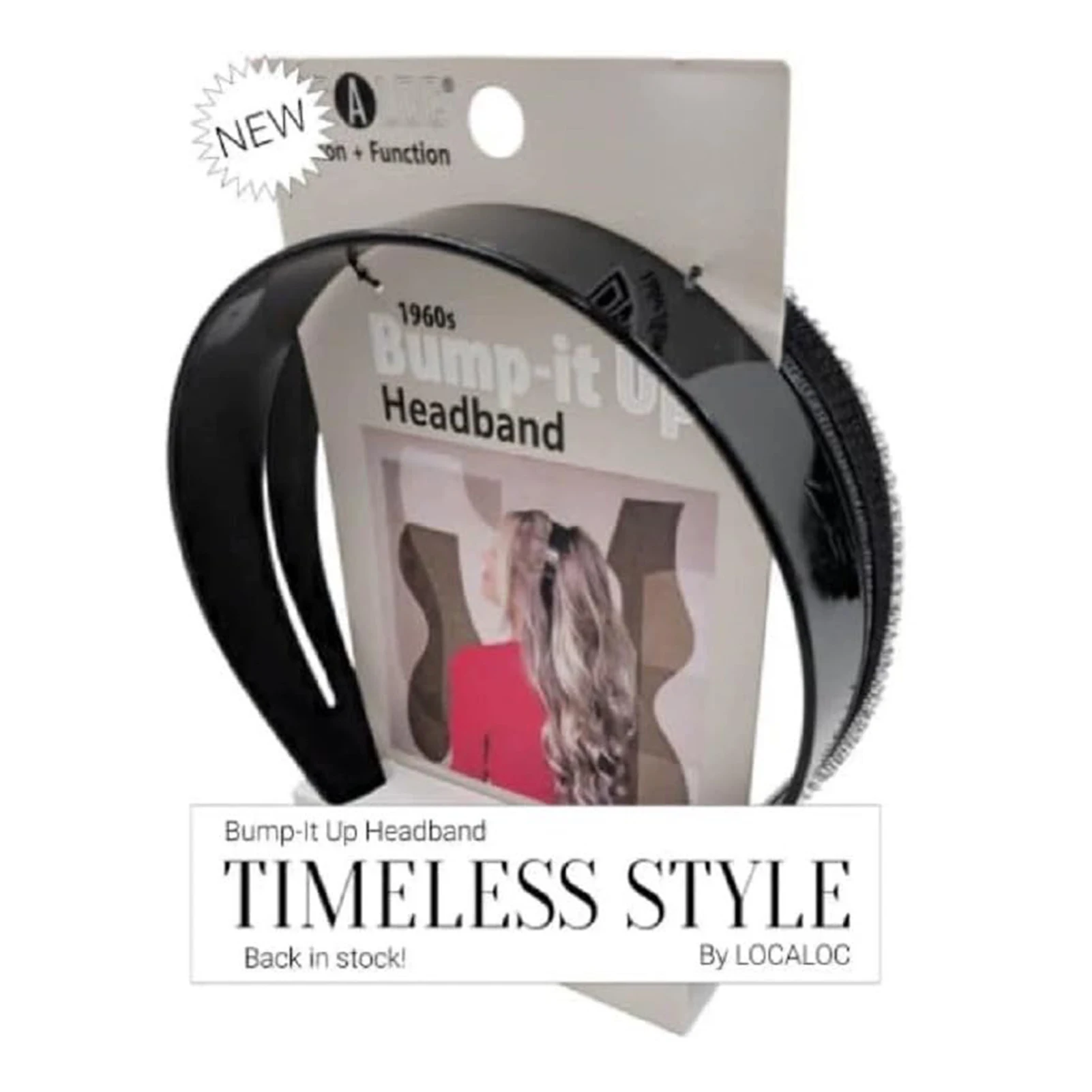 

Wide Plastic Hair Hoop for Women Non Slip Face Wash Headband Comfortable Hair Holder for Thick Long Hair Daily Makeup Exercise