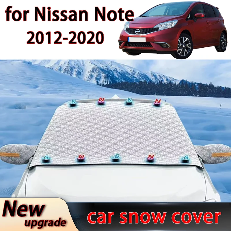 

for Nissan Note 2012-2020 Car Snow Shield Shade Outdoor Winter Front Windshield Window Freeze Frost Cover Sunshade Accessories