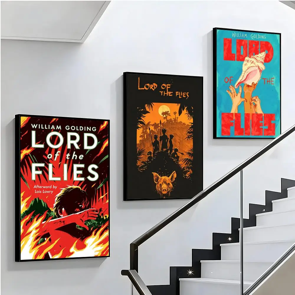 classic Lord of the Flies Poster HD Poster Sophisticated Modern Aesthetic Wall Art For Living Room Bedroom Office Cafe Decor
