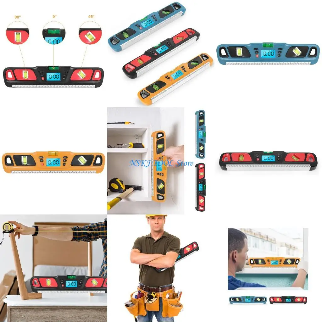 

L8RC Box Level Tor-pedo Level 3 Different 45° 90° 180°Measuring