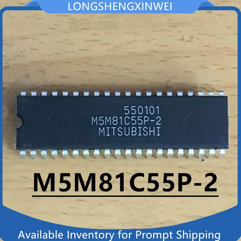 1PCS New Original M5M81C55P-2 DIP40 Brand New Stock 2048 Bit CMOS Static I/O Port and Timer RAM in Stock
