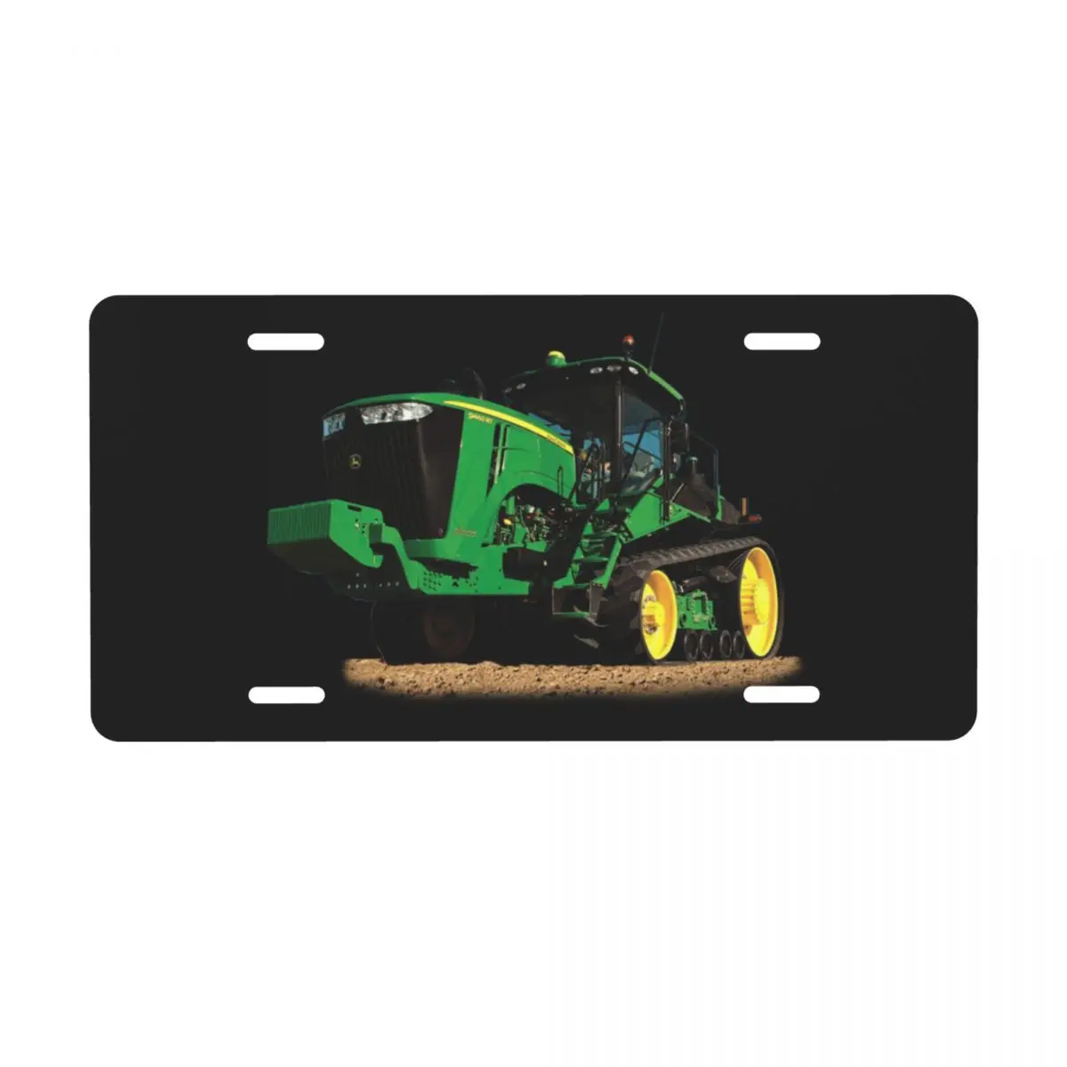 Tractor License Plate Cover Customized FarmHeavy Machinery Decoration Vanity Tag Aluminum Metal License Plate Sign 12x6 Inch