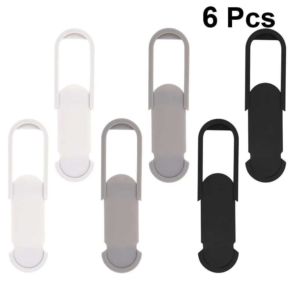 

6Pcs Privacy Webcam Cover Thin Slider Camera Lid Compatible Phone Computer Laptop Multi-Color Protective Web Camera Cover