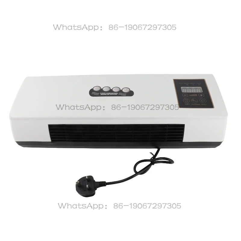 

Настенный обогреватель-вентилятор 2-в-1 для дома, офиса, общежития: обогрев, естественный ветер, таймер, цифровой дисплей