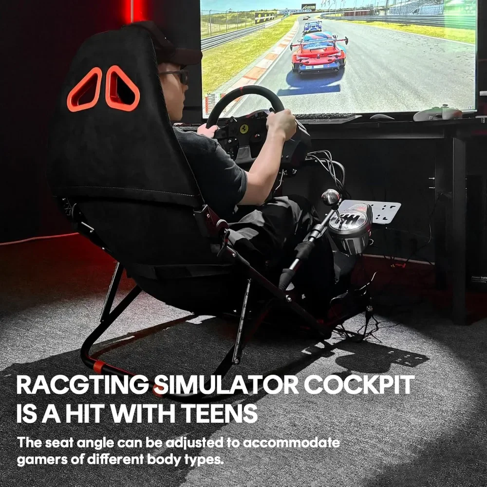 Schnelle Lieferung Simulator-Cockpit für G920 G29 G923, Rennsimulator für Thrustmaster T248X T248 T300 T150 458