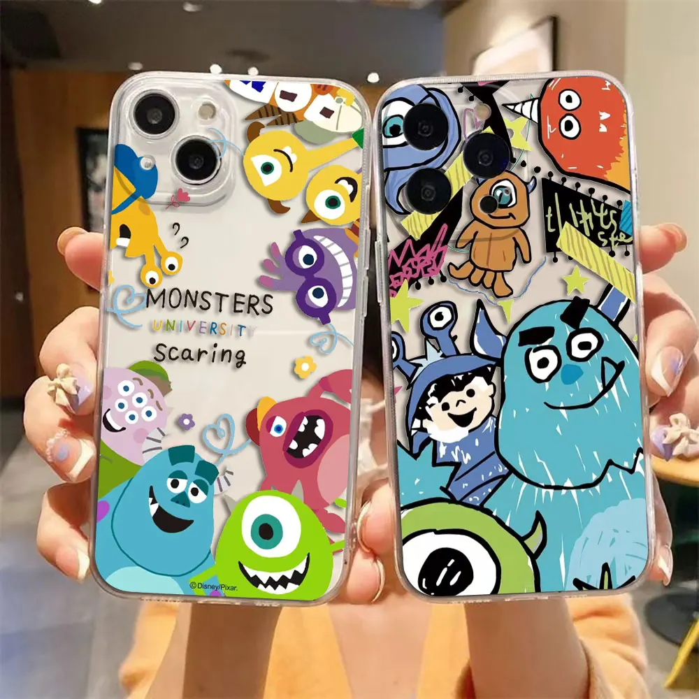 Прозрачный чехол для телефона Disney Sully Boo Monsters Inc для Xiaomi POCO X5 X4 X3 NFC GT F3 F5 M4 M3 11 11T PRO LITE NE Case Funda