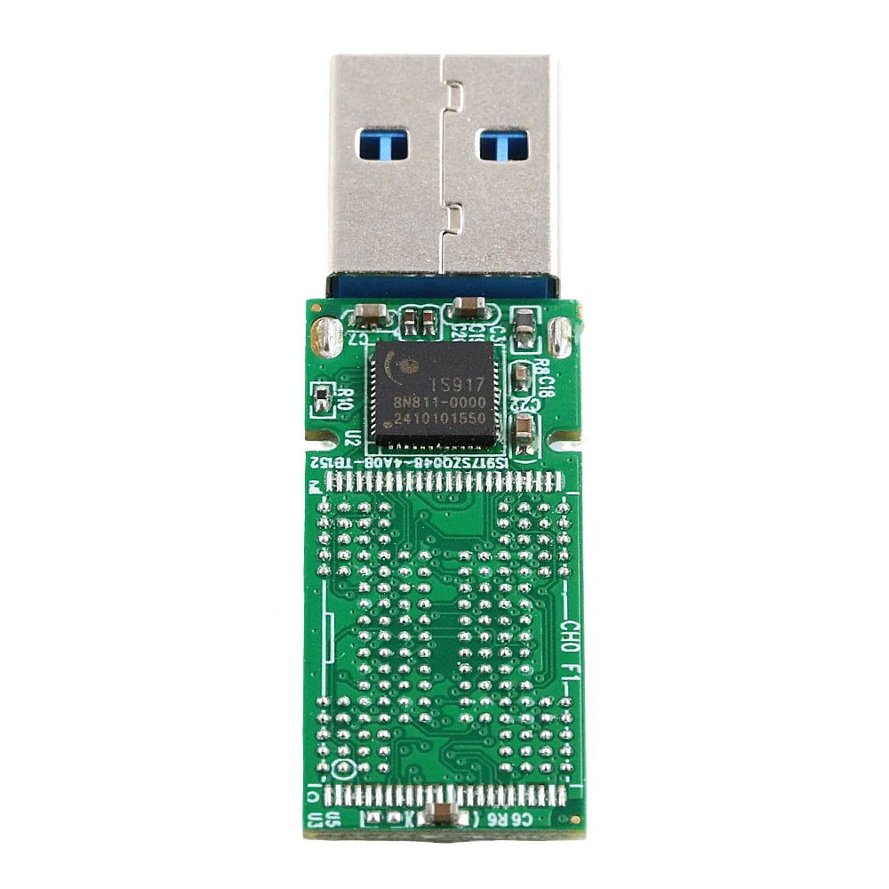 1PC IS917 PCBA for NAND Flash USB3.0 U Disk Weldable TSOP48 BGA132 BGA136 BGA152 Chips USB 3.0 U Disk PCB Main Controller DIY