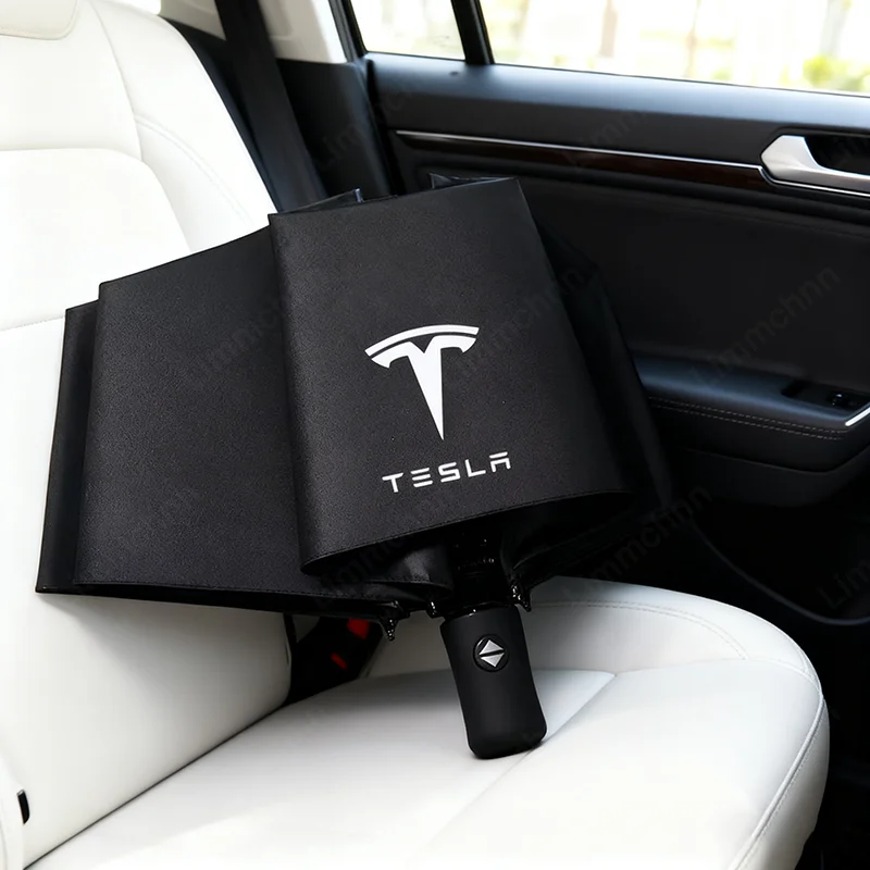

Car Sticker For Tesla Model 3 Model S Model X Model Y Cybertruck Roadster SpaceX Bonina Car Automatic Folding Umbrella Sunshade