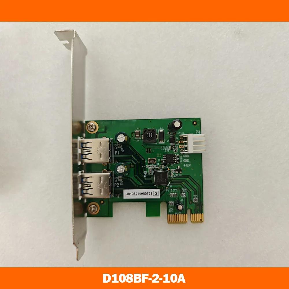 highly reliable Dual port USB 3.0 adapter card IFC-PCIE2U3S2 D108BF-2-10A