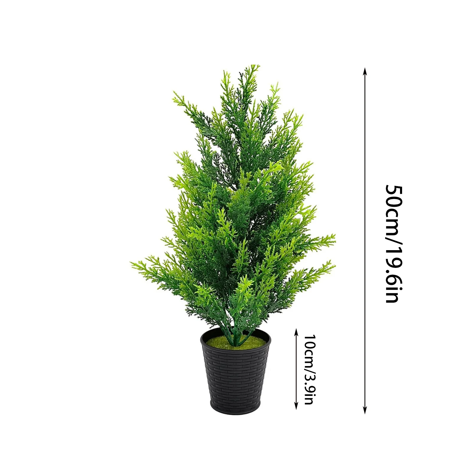 شجرة عيد الميلاد بوعاء زخرفة الاصطناعي بوعاء شجرة عيد الميلاد الحلي الاصطناعية شجرة عيد الميلاد الباب الأمامي ، الممر ، ديكور الشرفة #3