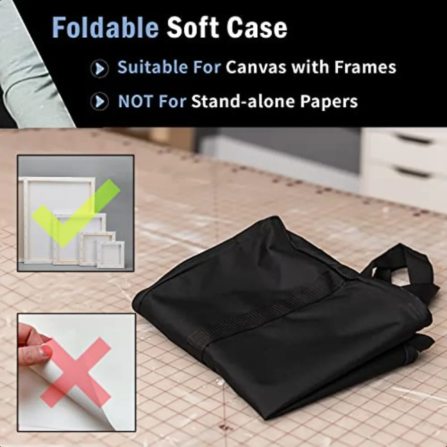 Sleekspace Art Portfolio Case. Soft Case Profional Portfolio with Multi Handles for Artwork StoragePresentation Book Carrying A