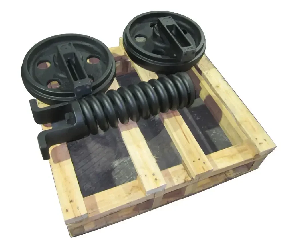 

Bulldozer parts front idler assembly track adjuster price/idler roller assembly/tension device