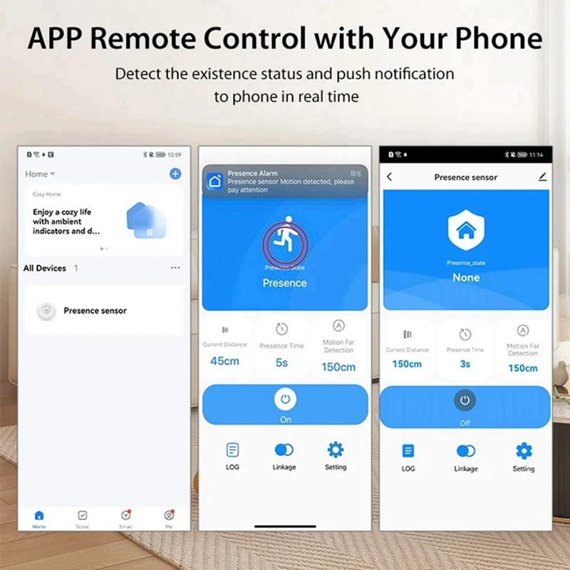 Tuya Wifi 24G Mmwave Radar Smart Human Presence With Illumination Detector Support Light Switch 95-250V