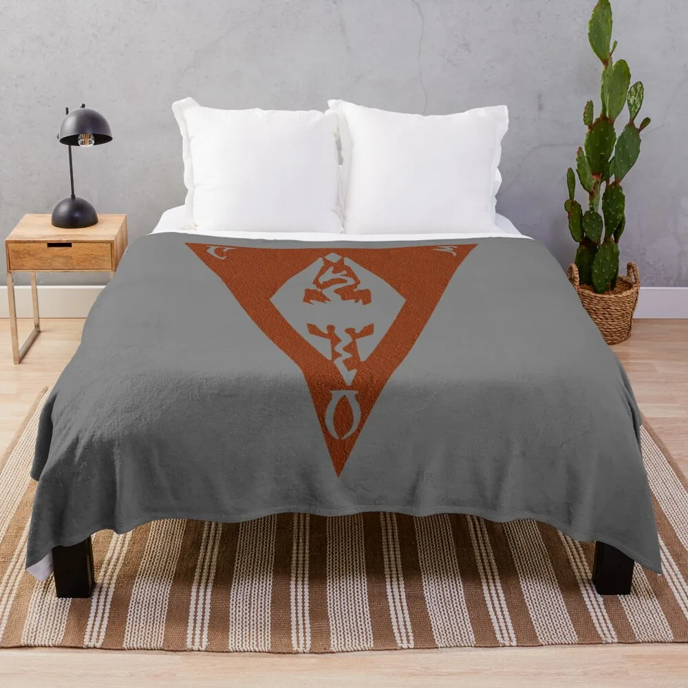 Morrowind Emblem Throw Blanket anime Nap Blanket