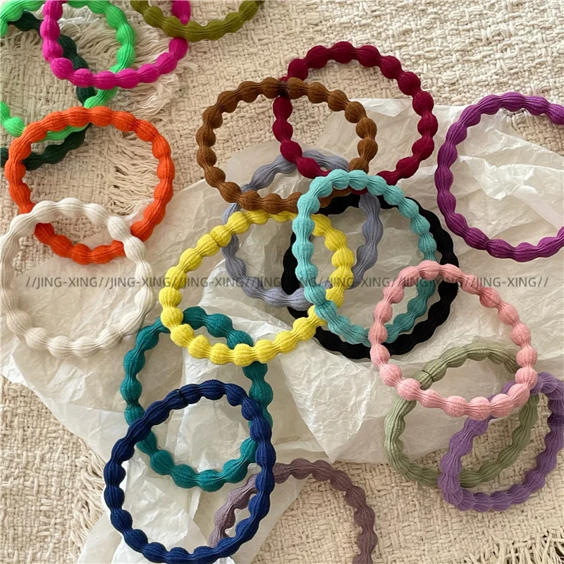 

New Multicolor Hair Ties Multiple Colors Available Daily Basic Elastic Hair Bands Ponytail Hair Ropes for Women Girls Daily Wear