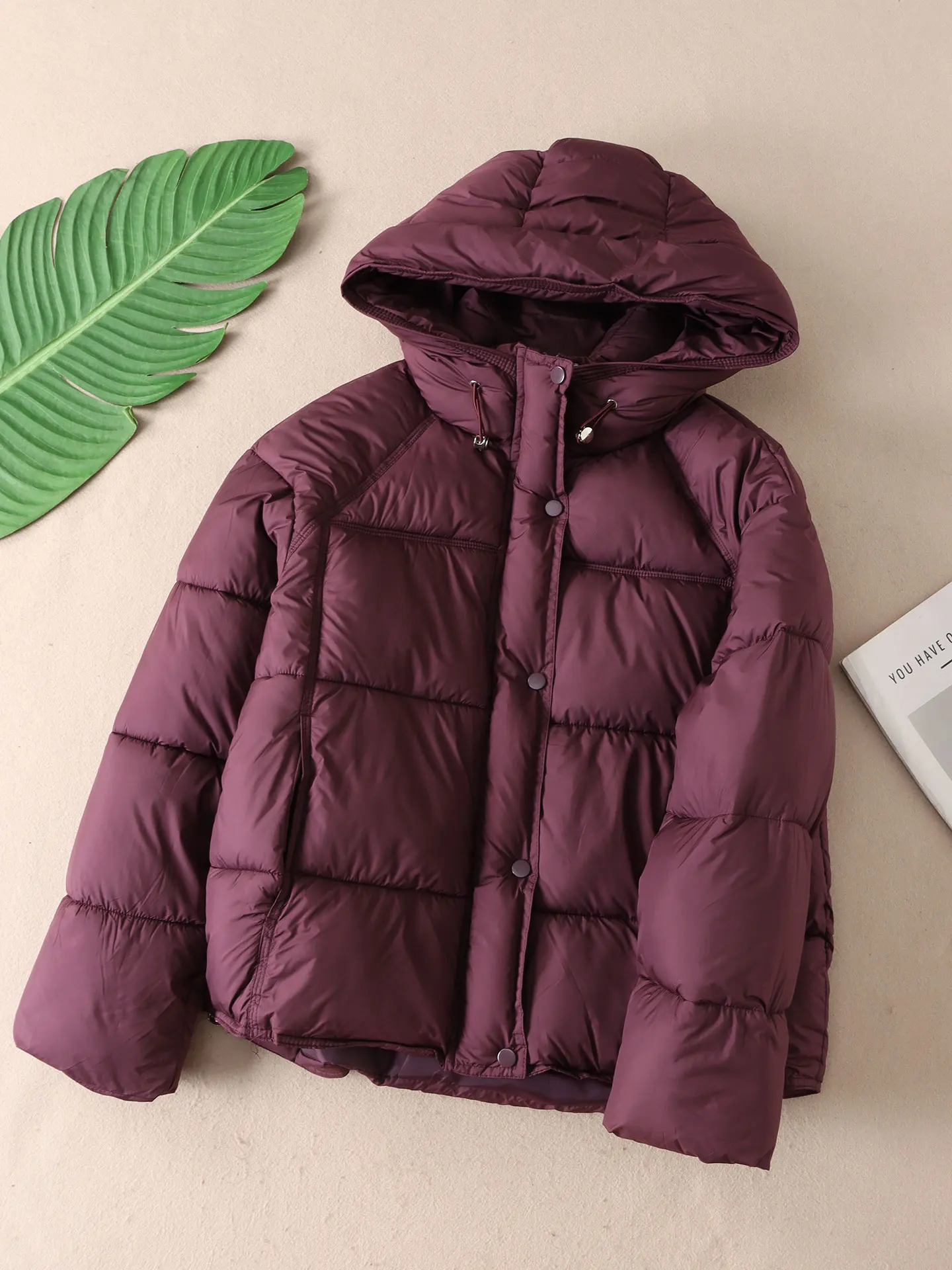 

Женская зимняя куртка-парка, базовая модель для школы и повседневной носки, с пуговицами, удлиненная, уличный стиль, из хлопка, осенняя, с отложным воротником, двусторонняя