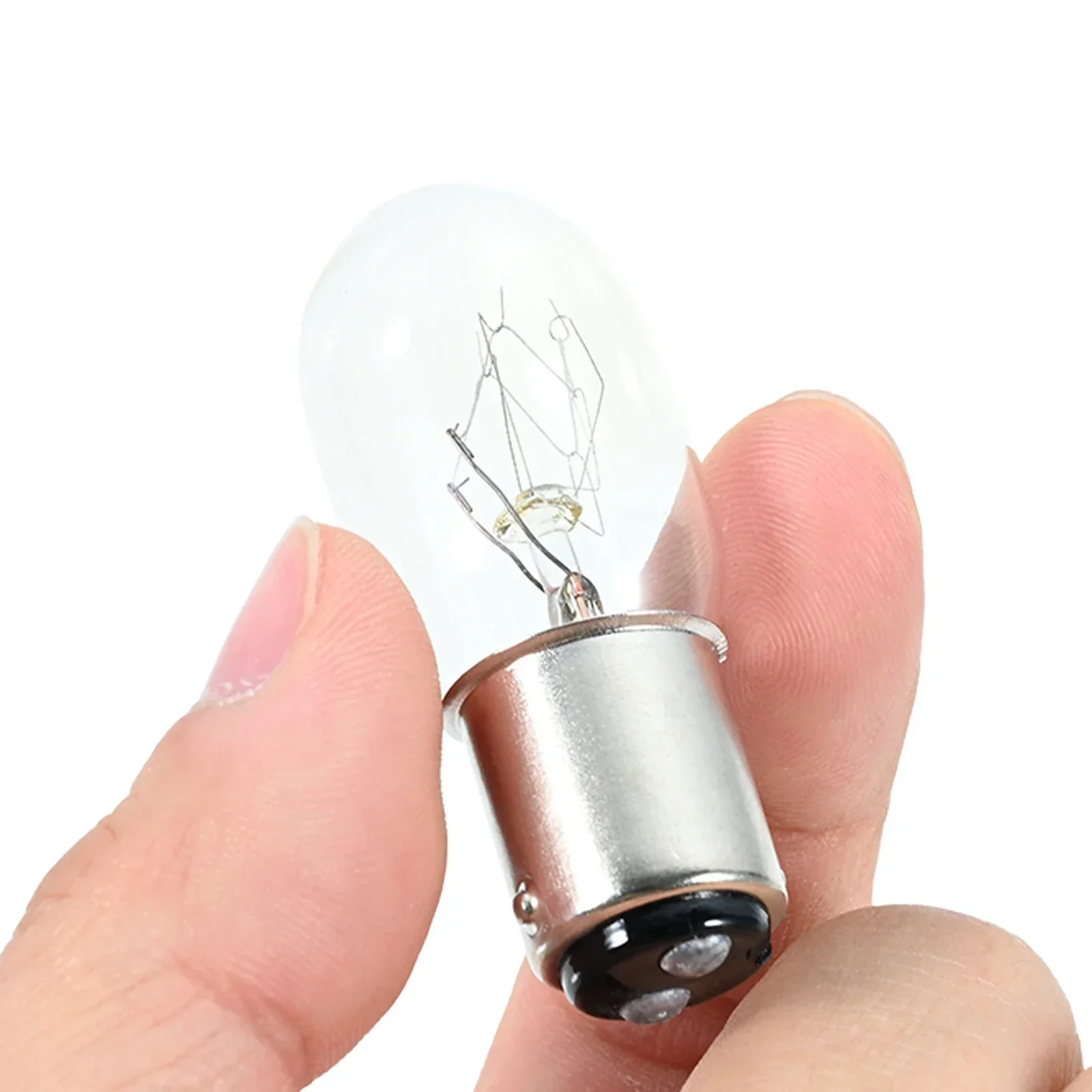 5pcs BA15D 110v Sewing Machine LED Bulb Incandescent Lamp Corn Fridge Lighting Mini Warning Sign Craft DIY Sewing Accessories