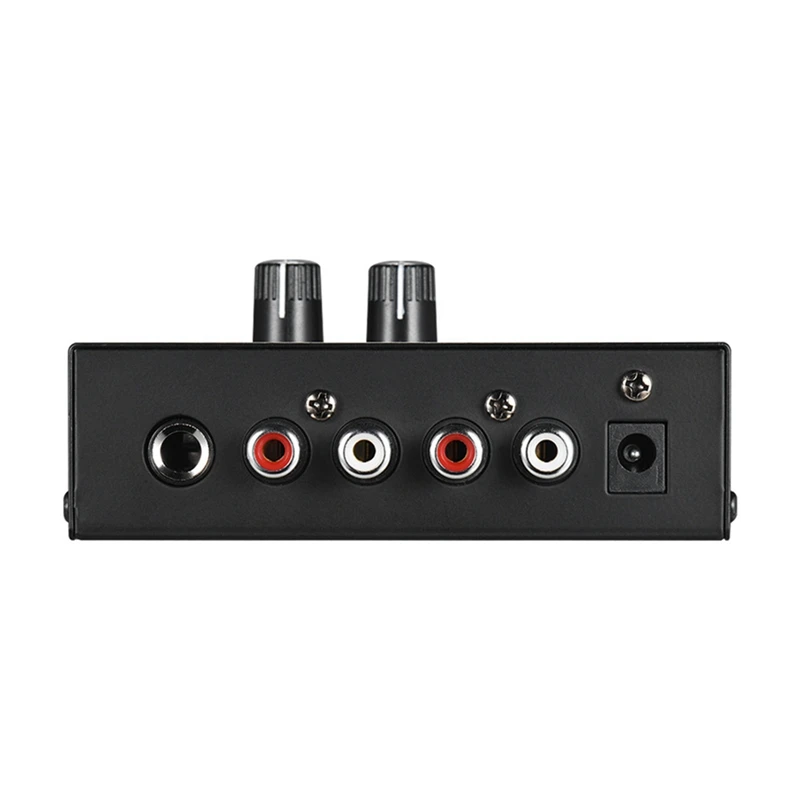 PP500 Ultra-Compact Phono Preamp Pre Amp Preamplifier With Level Volume Control EU Plug