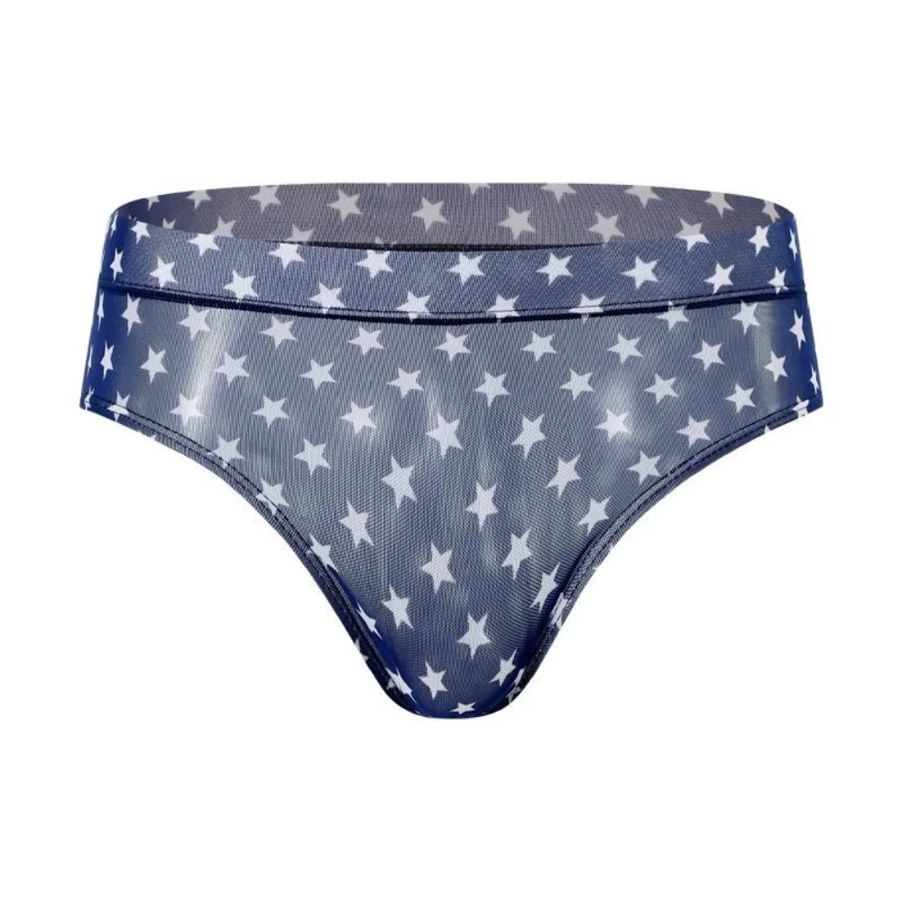 

2pack Sexy Panties Men Floral Print Mesh Briefs See Through Breathable Underpants Plus Size Bulge Enhancing Lingerie Underwear