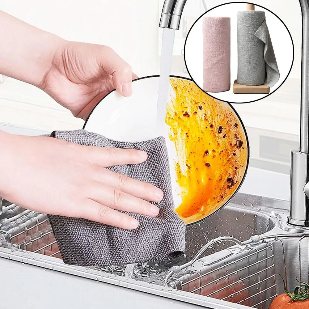 

Утолщенные нетканые кухонные салфетки для уборки, впитывающие, для мытья посуды, с перфорацией, не оставляющие жирных следов