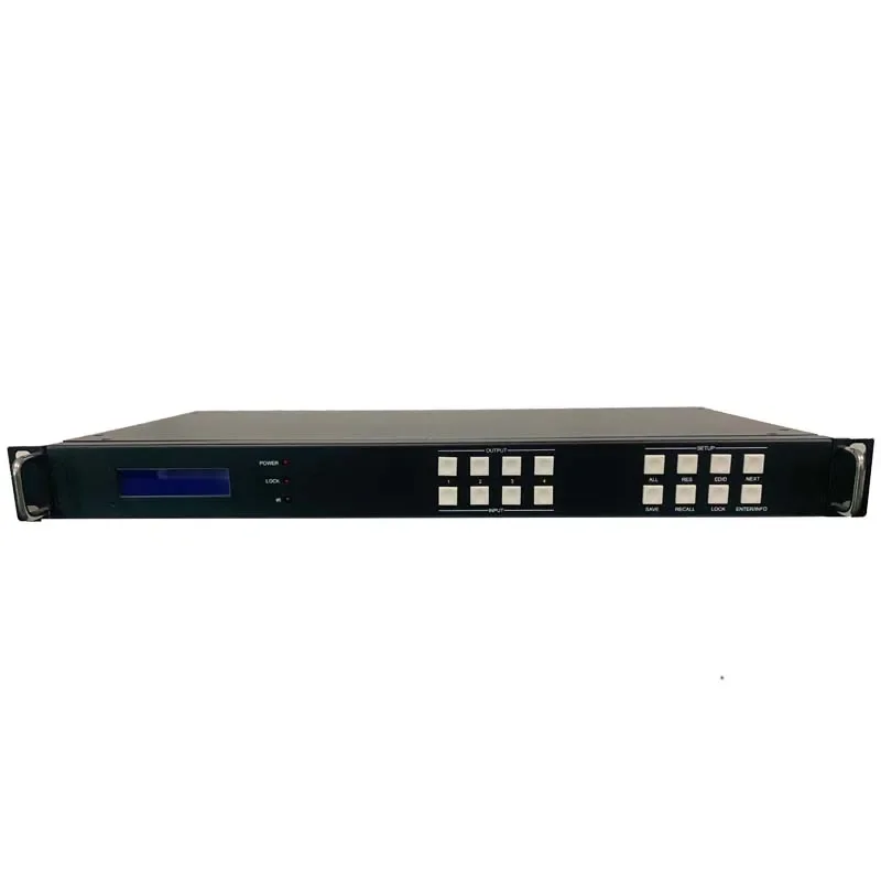 Professional 4K Hdmi Matrix Switch Rs232 4x4 2x2 Editable HDMI Matrix Audio Video Switcher Seamless Video Wall Matrix