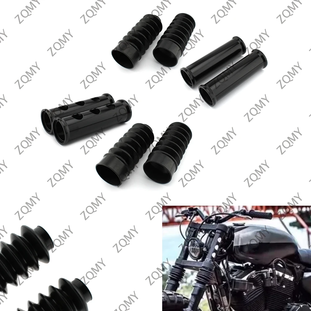 

Front Fork Shock Absorber Pipe Cover For Harley Sportster 883 1200 2000-2021
