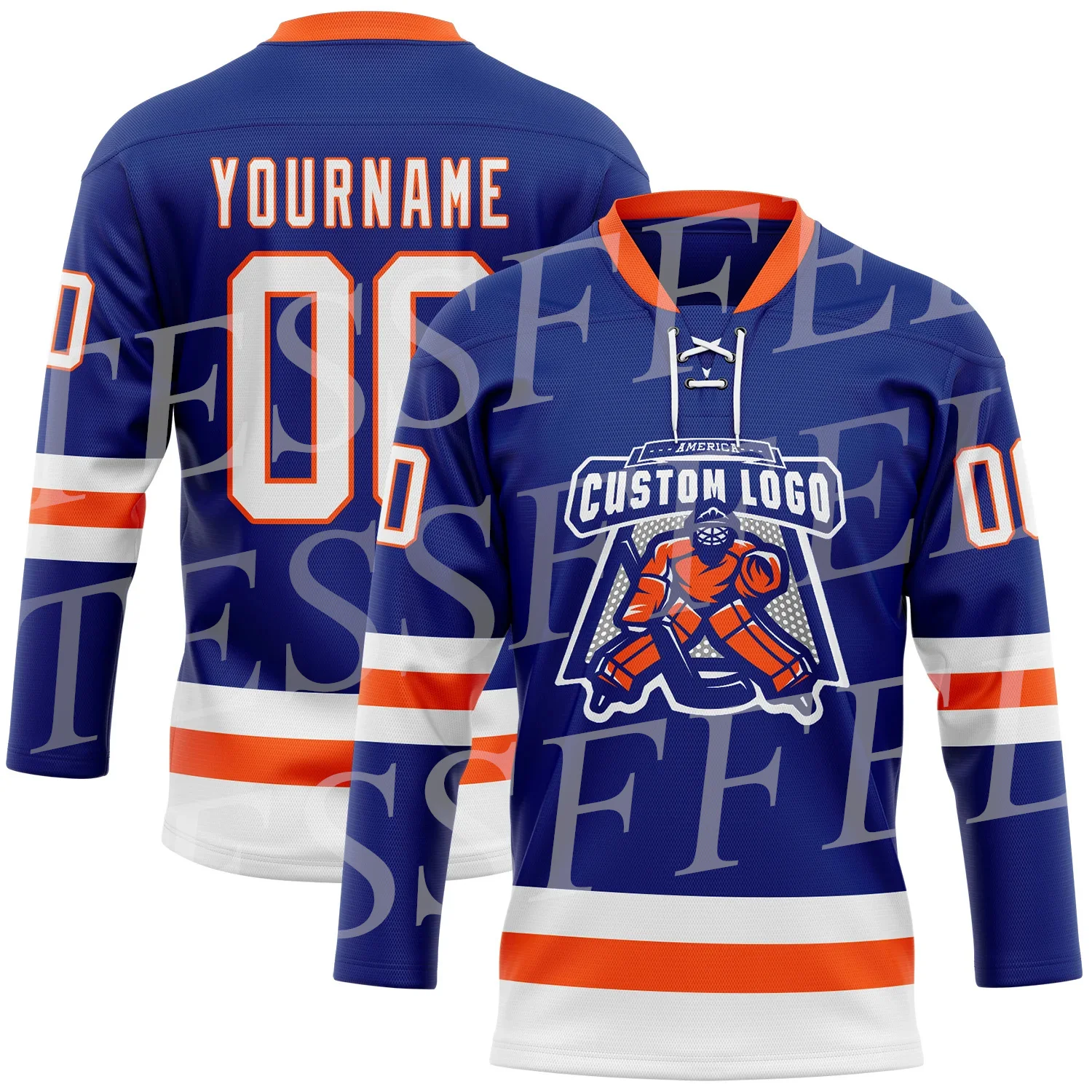 

NewFashion Custom Name Number Pattern Colorful Retro 3DPrint Vintage Harajuku Pullover Casual Hockey Jersey Shirts Long Sleeve W