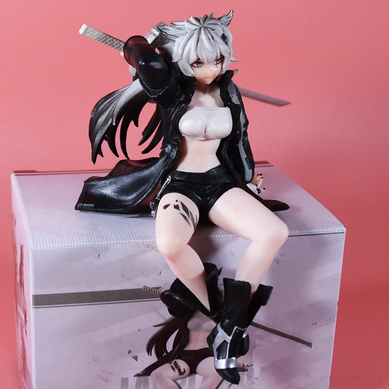 Furyu Arknights 15 cm Amiya Lappland bouchon de nouilles-Anime Kawaii PVC figurine à collectionner modèle Statue jouet cadeau pour les enfants