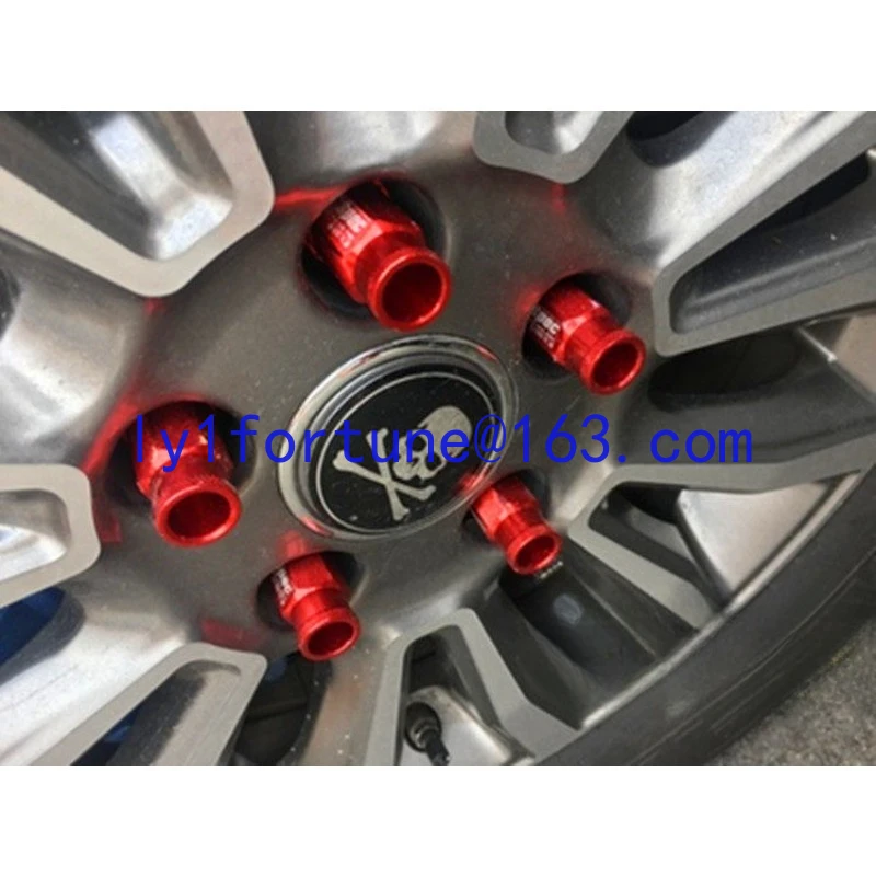 Car modification wheel tire screw, lightweight lengthened P1.5 X M12 aluminum, anti-theft nut nut