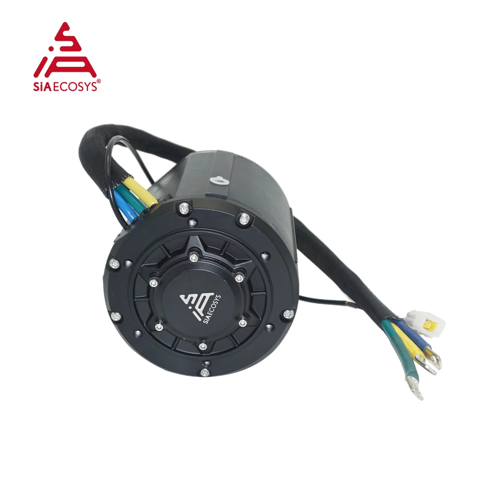 QSMOTOR QS138 90H 4000W 72V Liquid-Cooled Mid-Drive Motor for Electric Motorcycle ATV Off-Road High-Speed 100KPH Heat-Resistant