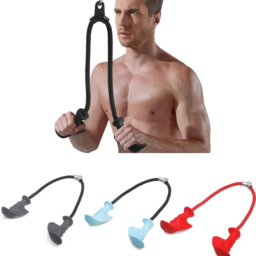 New Tricep Workout Tricep Rope Multi-Function Ergonomic Pulldown Attachments Nylon PP Cable Attachment Gym