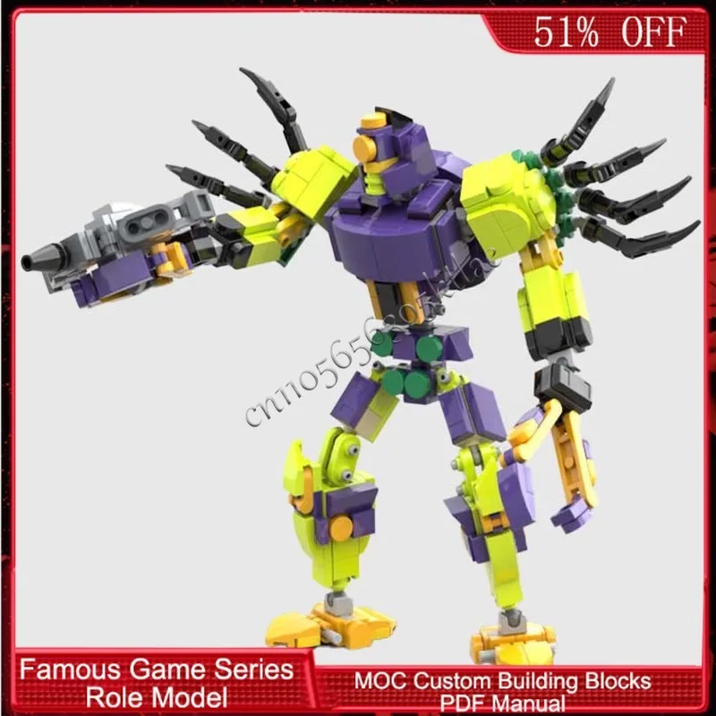 

380 PCS Brickheadz Web Sniper MOC Customize Modular Building Block Creative Design Educational Learning DIY Toy Birthday Gift